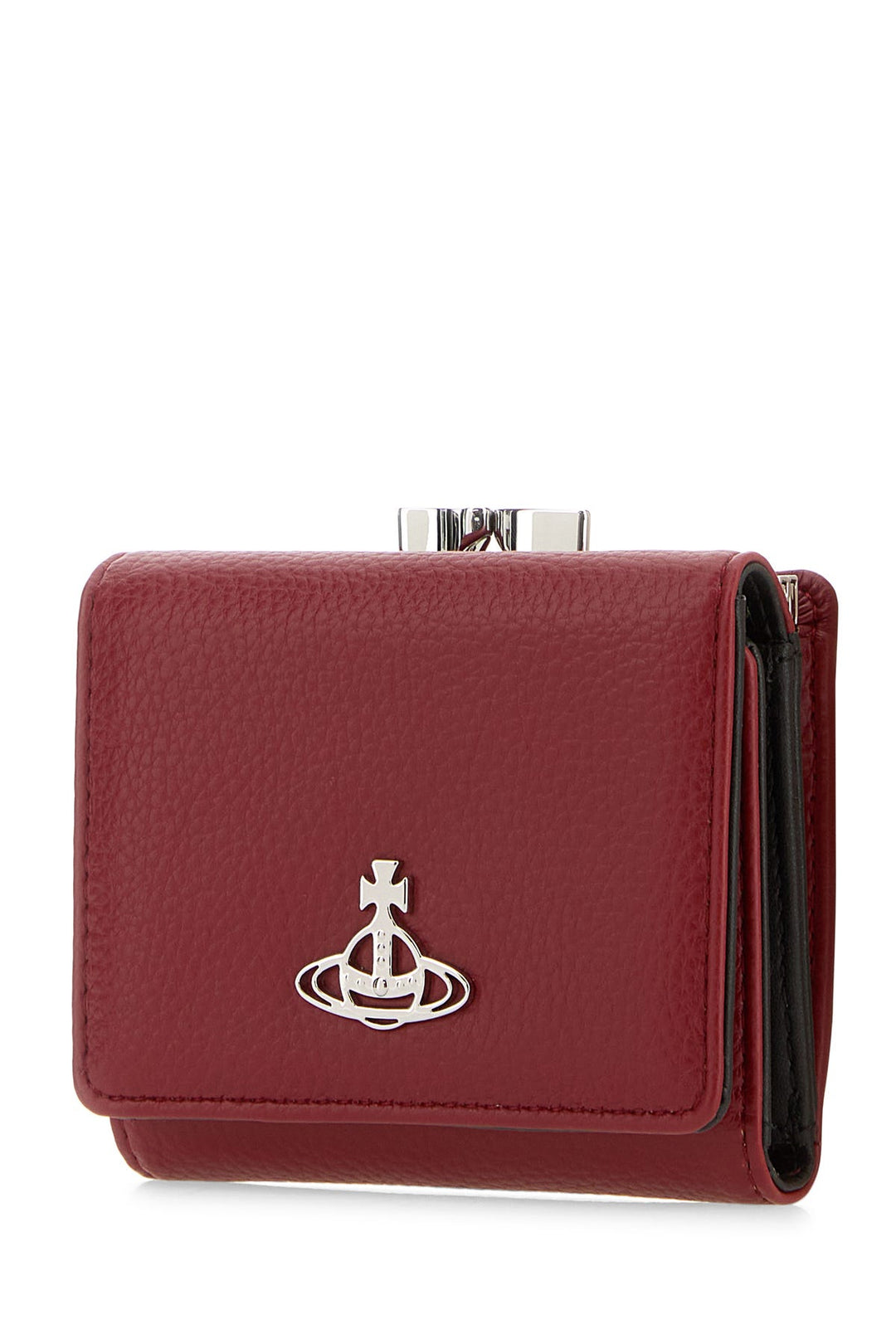 Red synthetic leather wallet