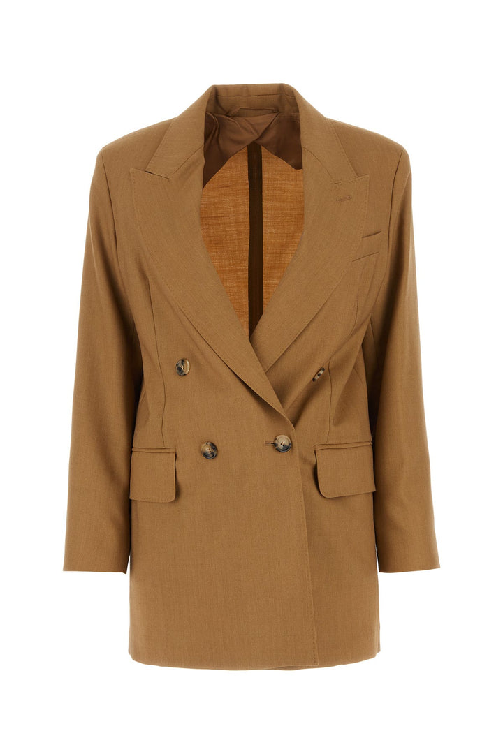 Camel twill Mirko blazer