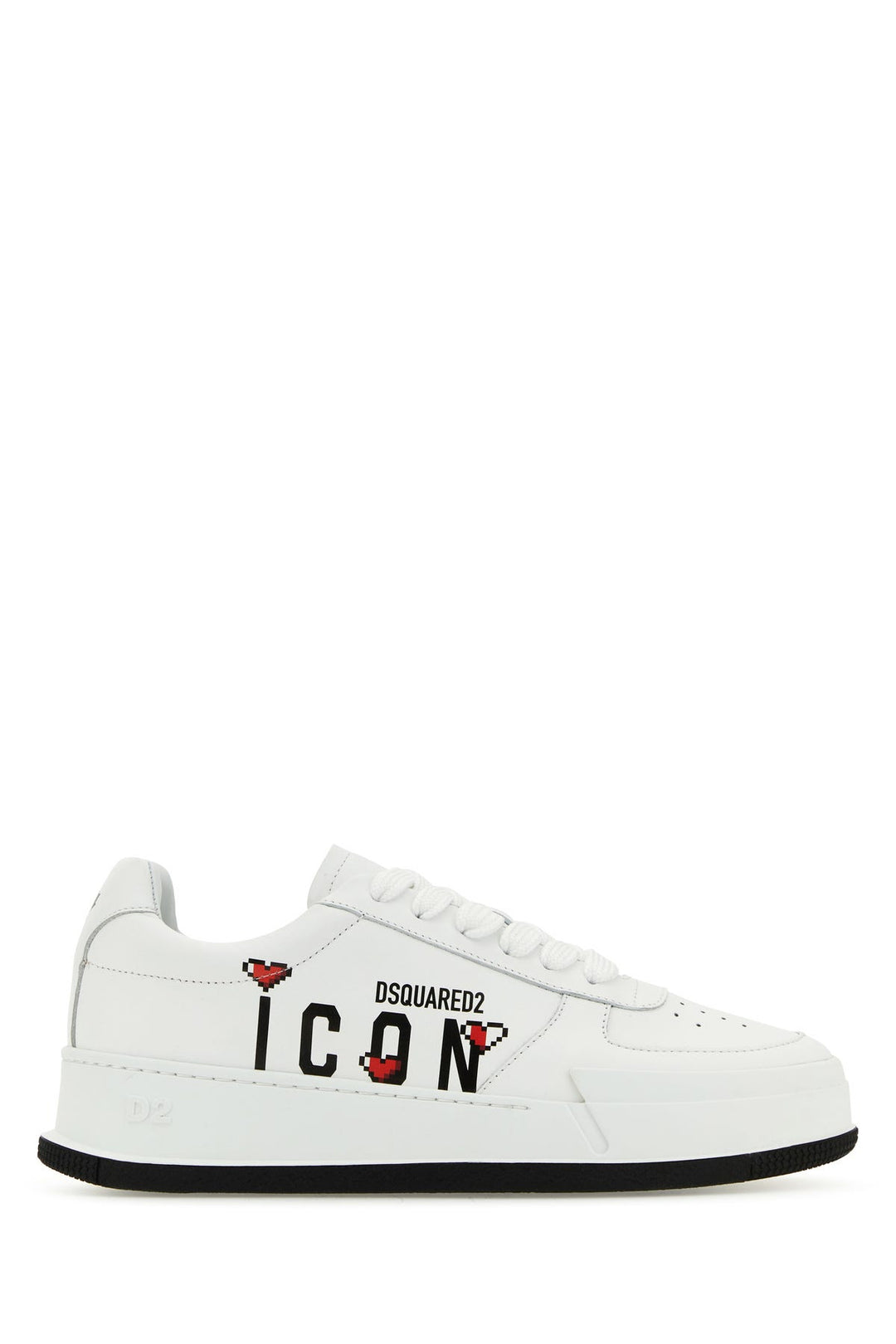 White leather sneakers