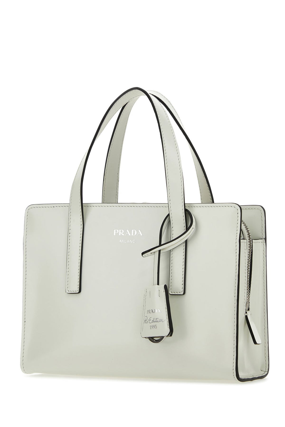 Ivory leather Re-Edition 1995 handbag