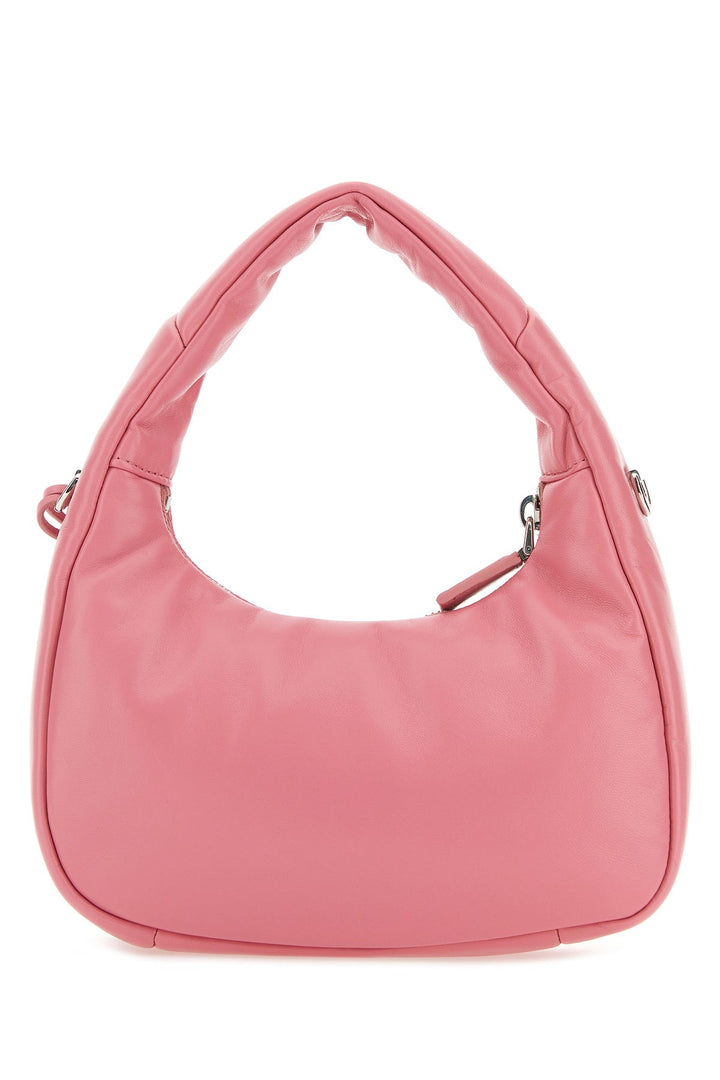 Pink nappa leather mini Prada Soft handbag