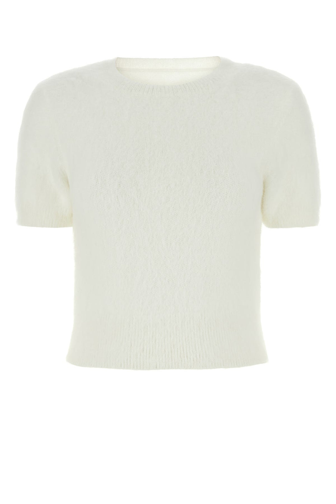 Ivory angora blend sweater