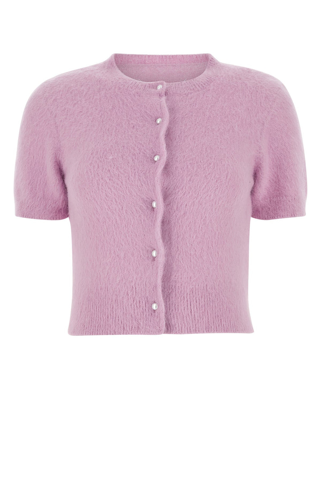 Lilac Angora blend cardigan