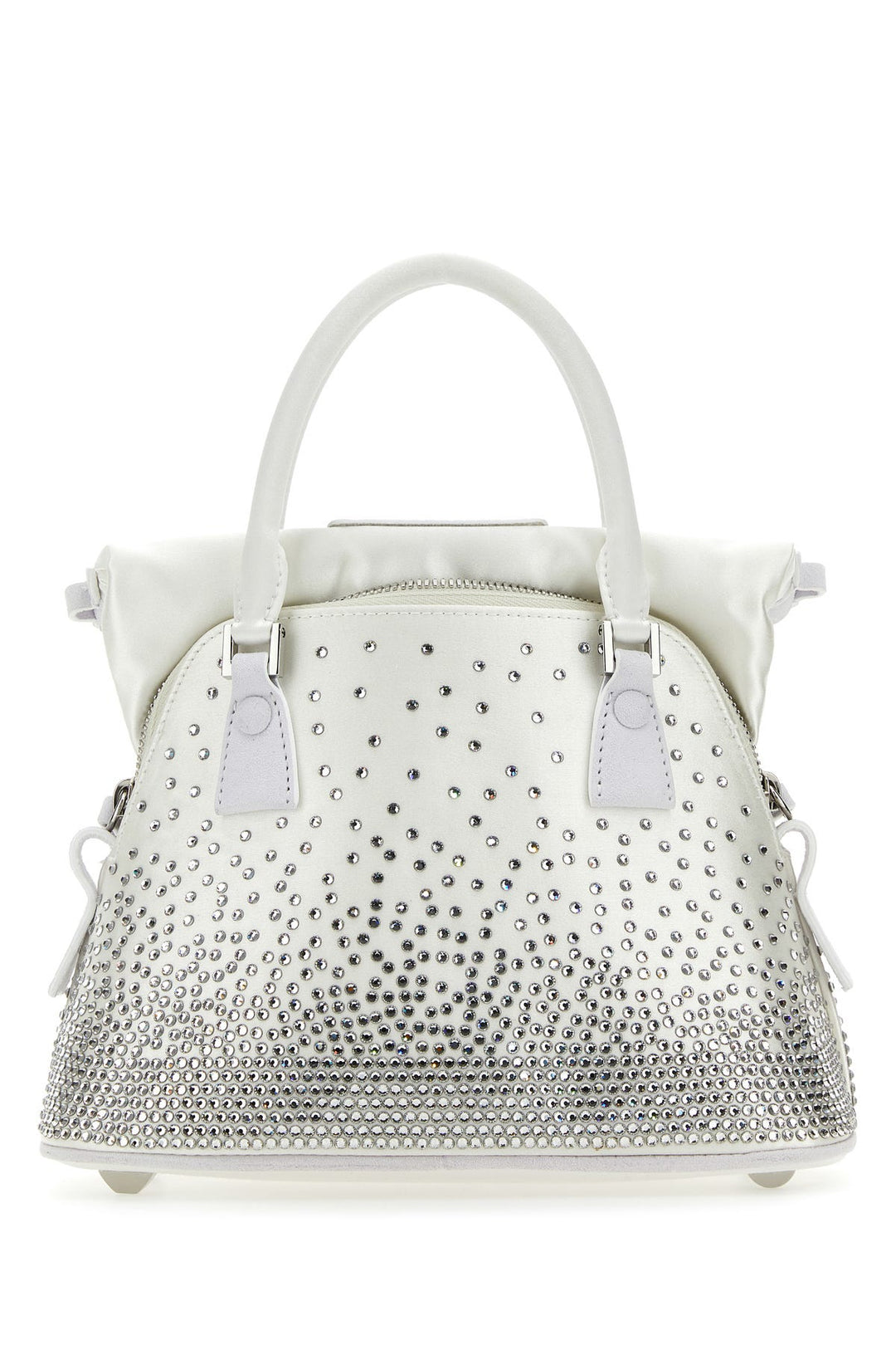 White satin micro 5AC Classique handbag