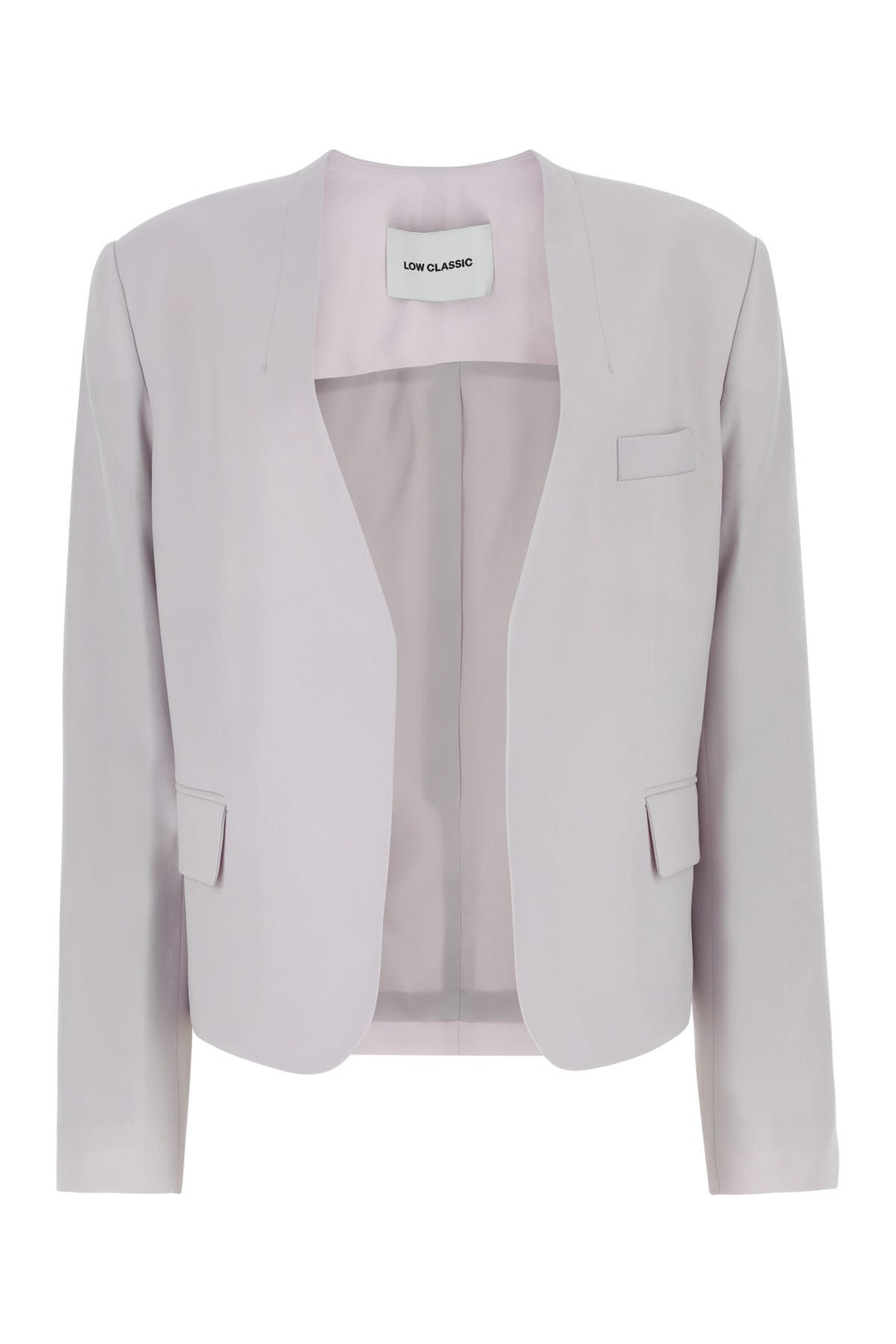 Lilac wool blazer