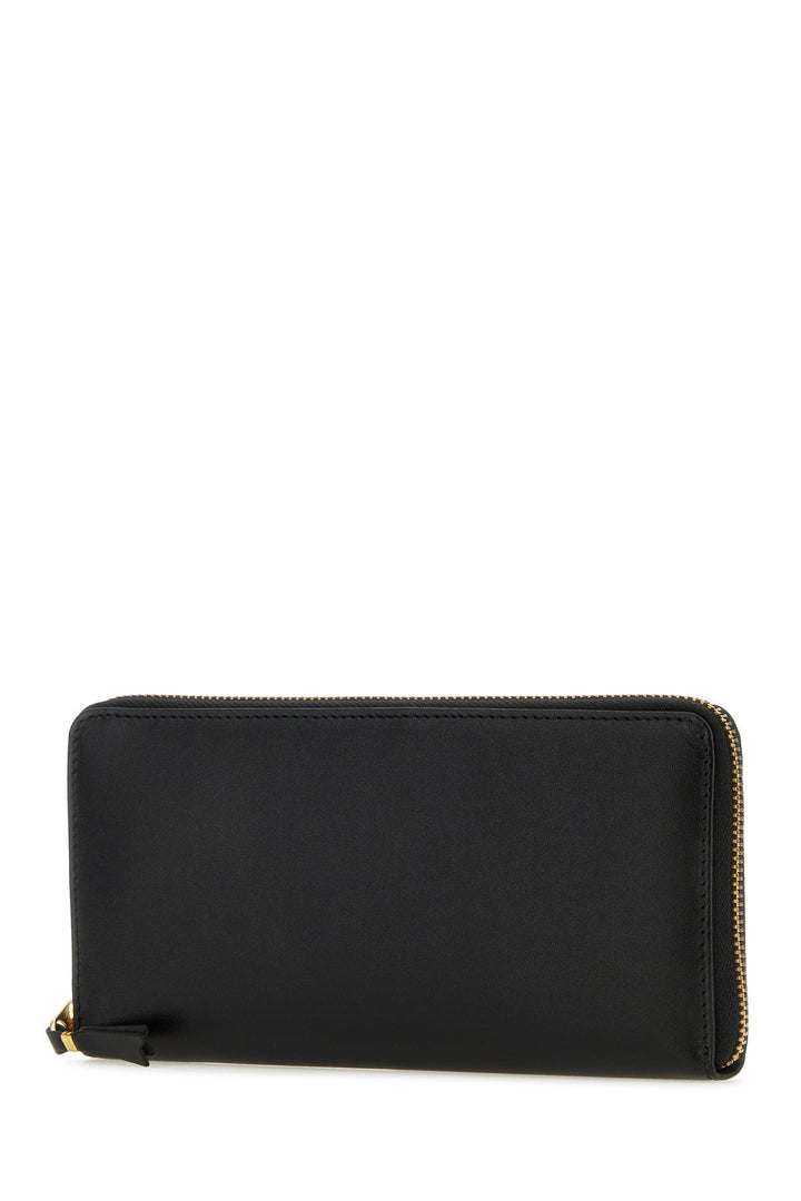 Black leather wallet