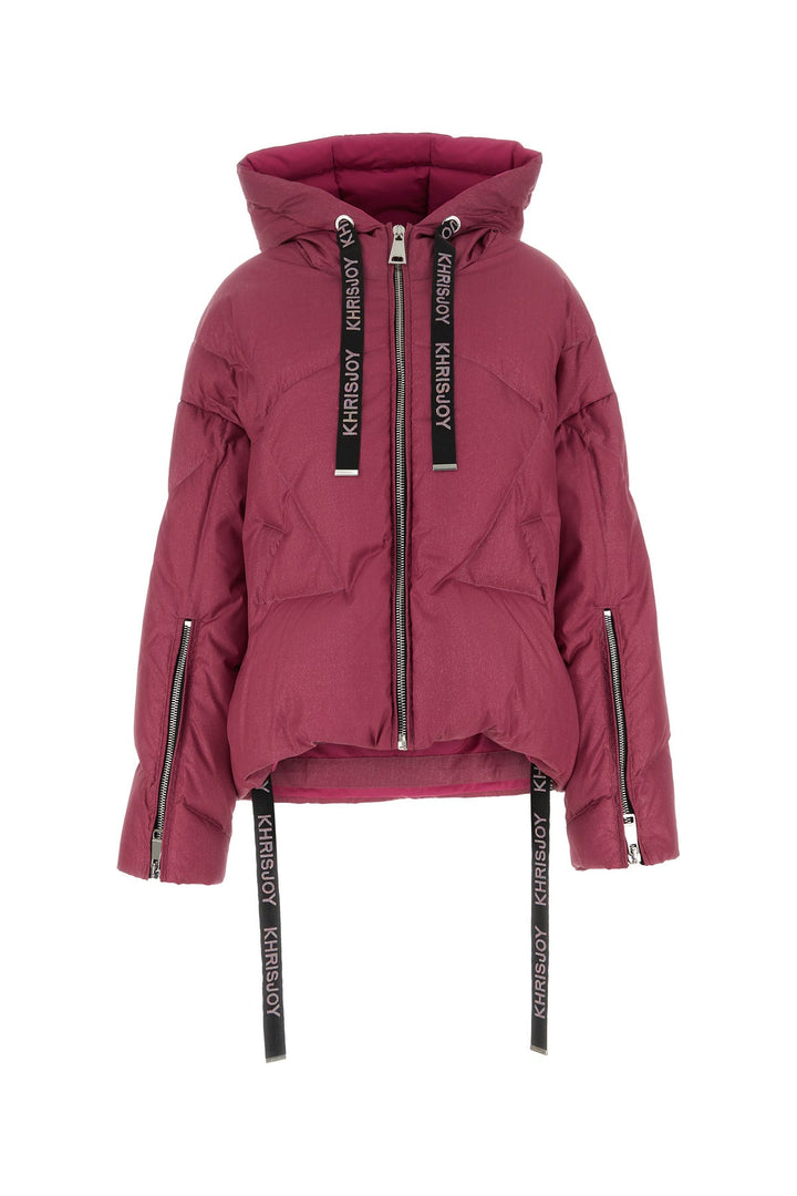 Tyrian purple polyester Iconic down jacket