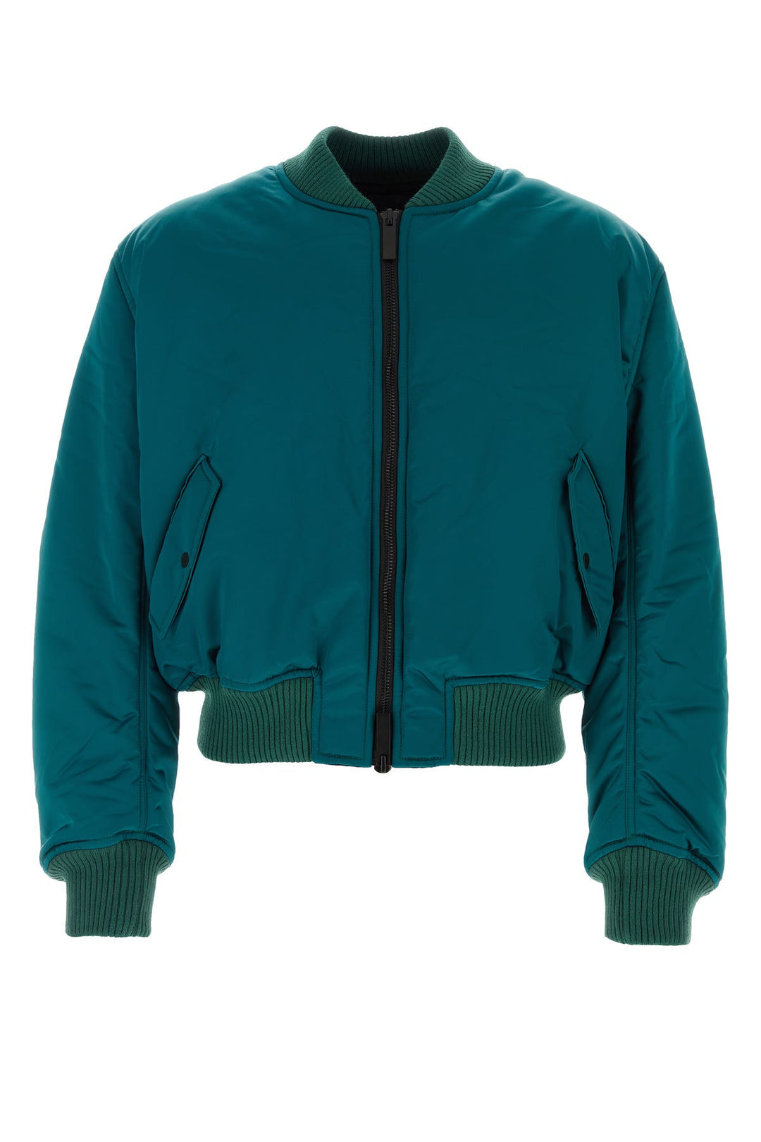 Petrol blue bomber jacket