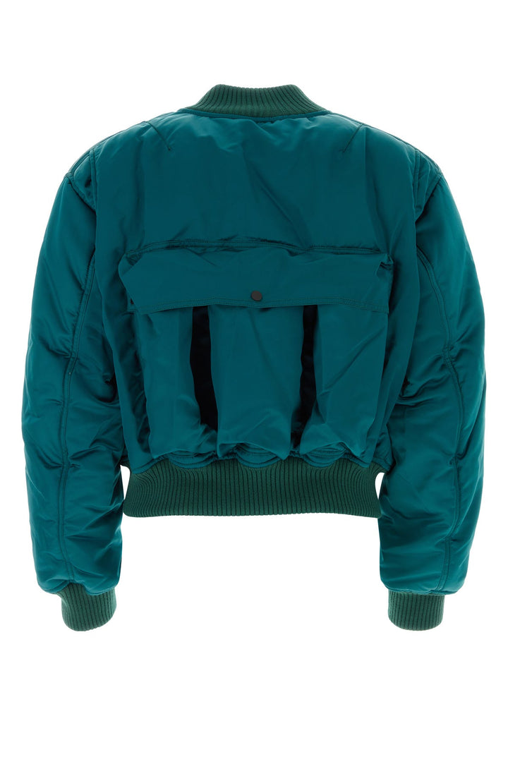 Petrol blue bomber jacket