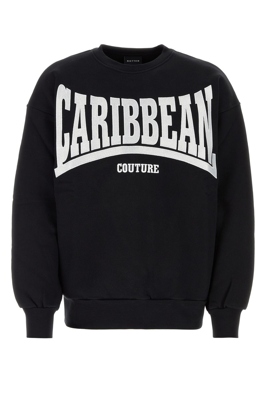 Black cotton sweatshirt