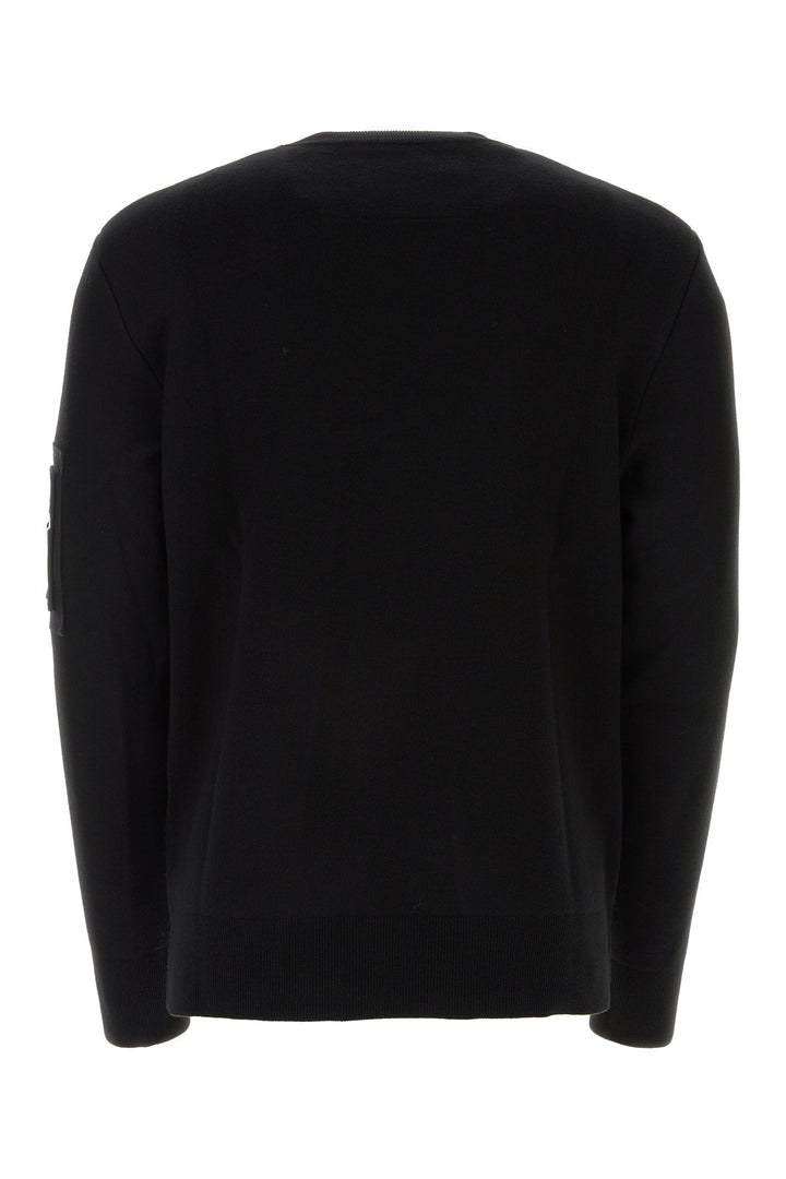 Black wool sweater