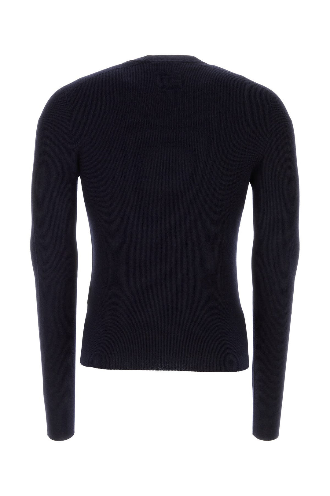 Navy blue wool sweater