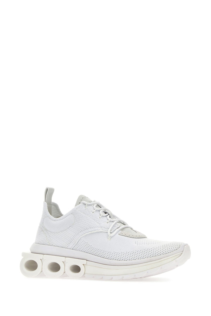 White tech knit Nima sneakers