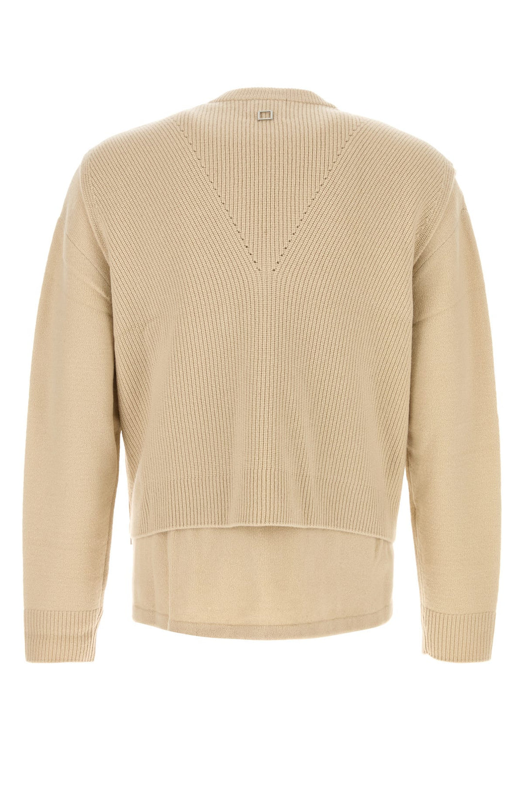 Beige wool blend sweater