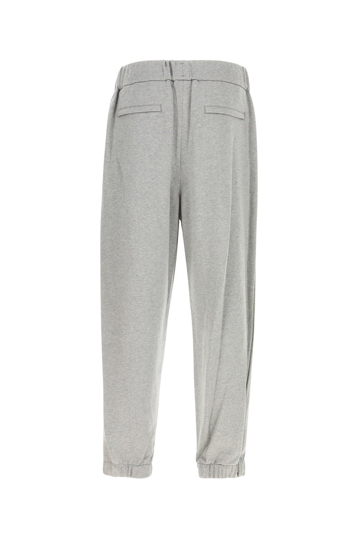 Grey cotton joggers