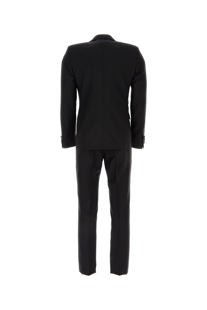 Black wool blend tuxedo