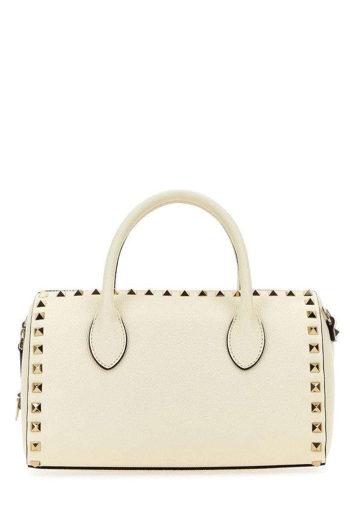 Ivory leather Rockstud handbag