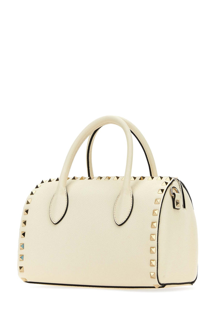 Ivory leather Rockstud handbag