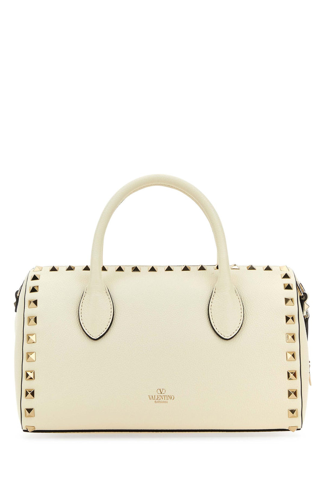 Ivory leather Rockstud handbag