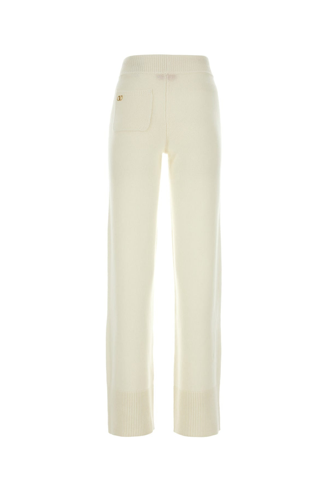 Ivory cashmere pant