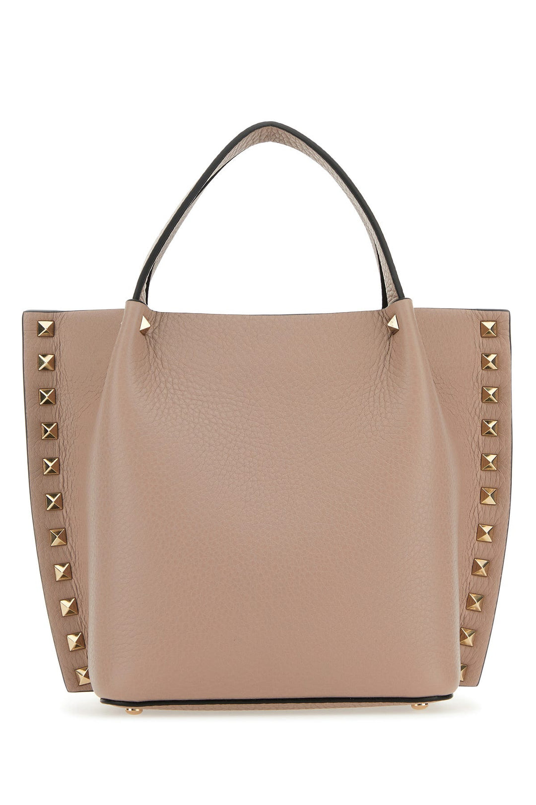 Antiqued pink leather Rockstud handbag