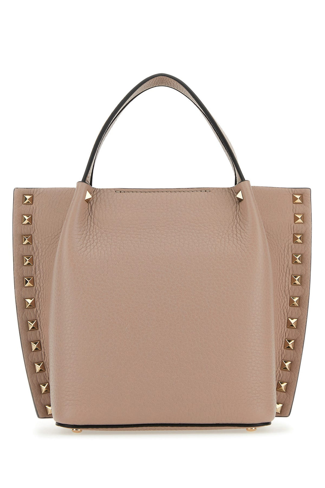 Antiqued pink leather Rockstud handbag