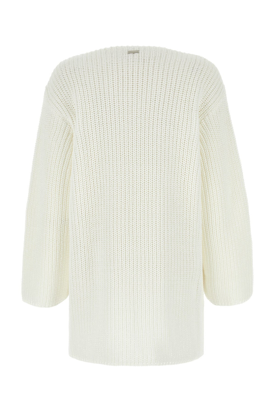 White cotton oversize sweater