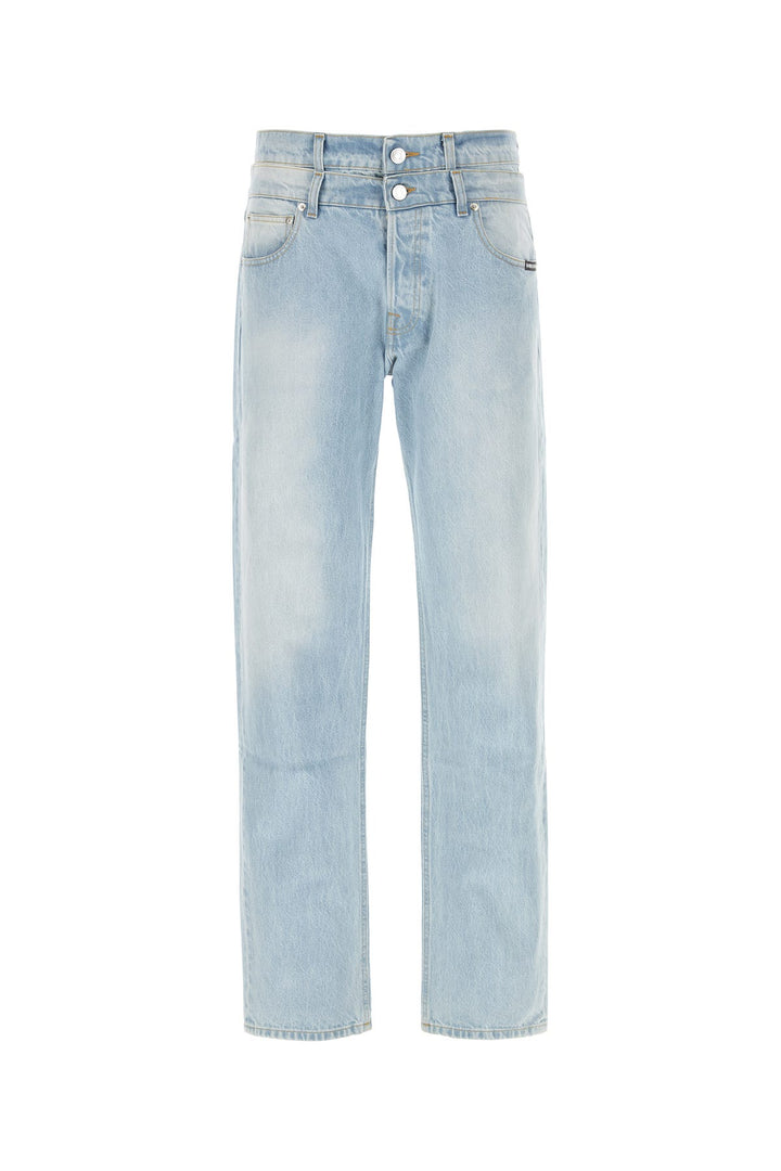 Light blue denim jeans