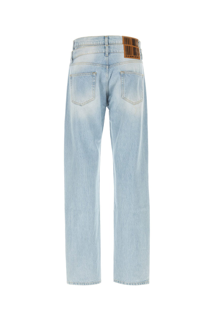 Light blue denim jeans