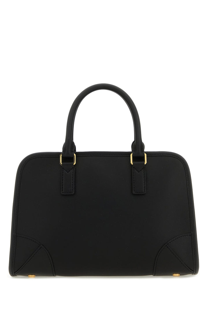 Black leather Aren Boston Medium handbag