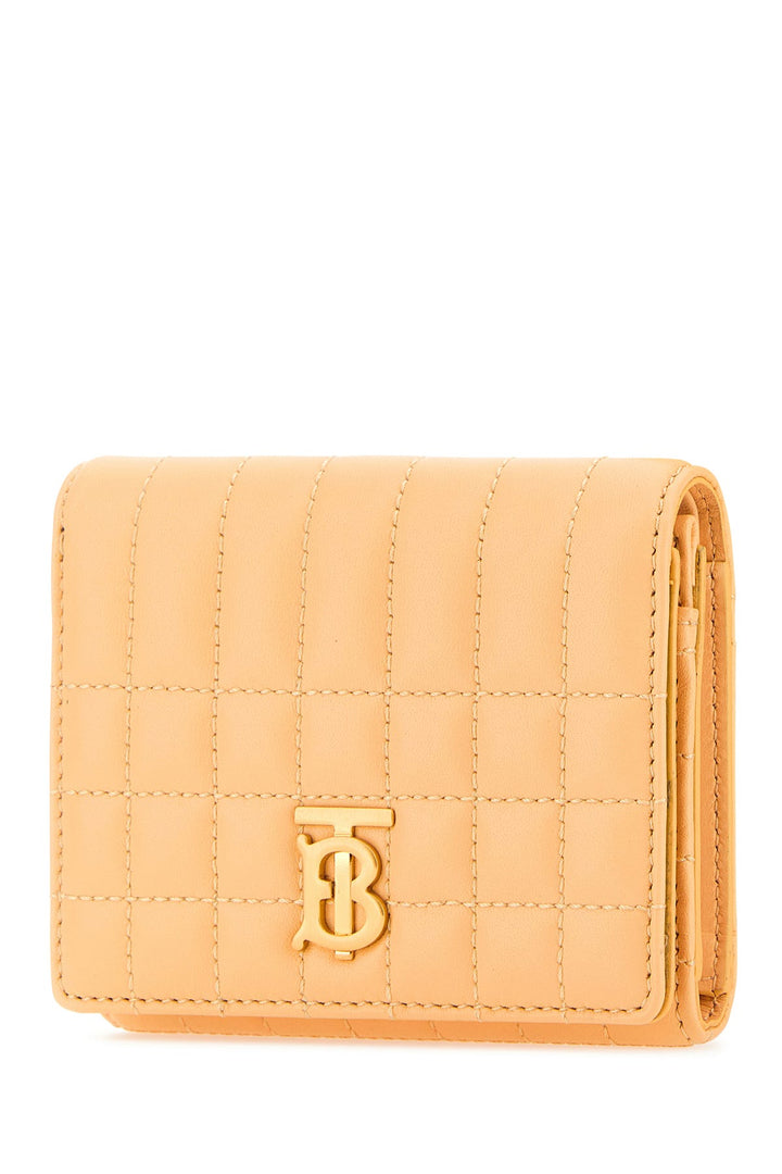 Peach leather small Lola wallet