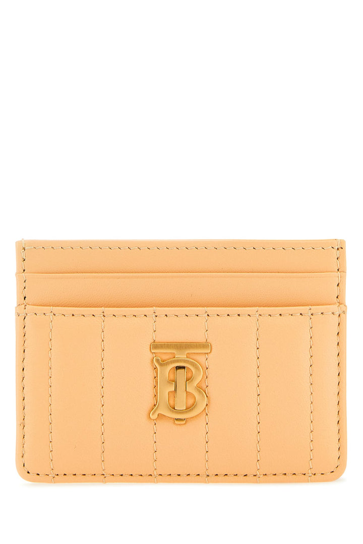 Peach leather Lola card holder