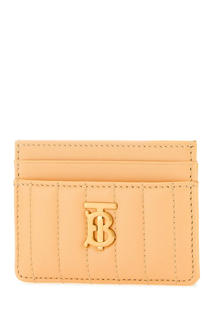 Peach leather Lola card holder