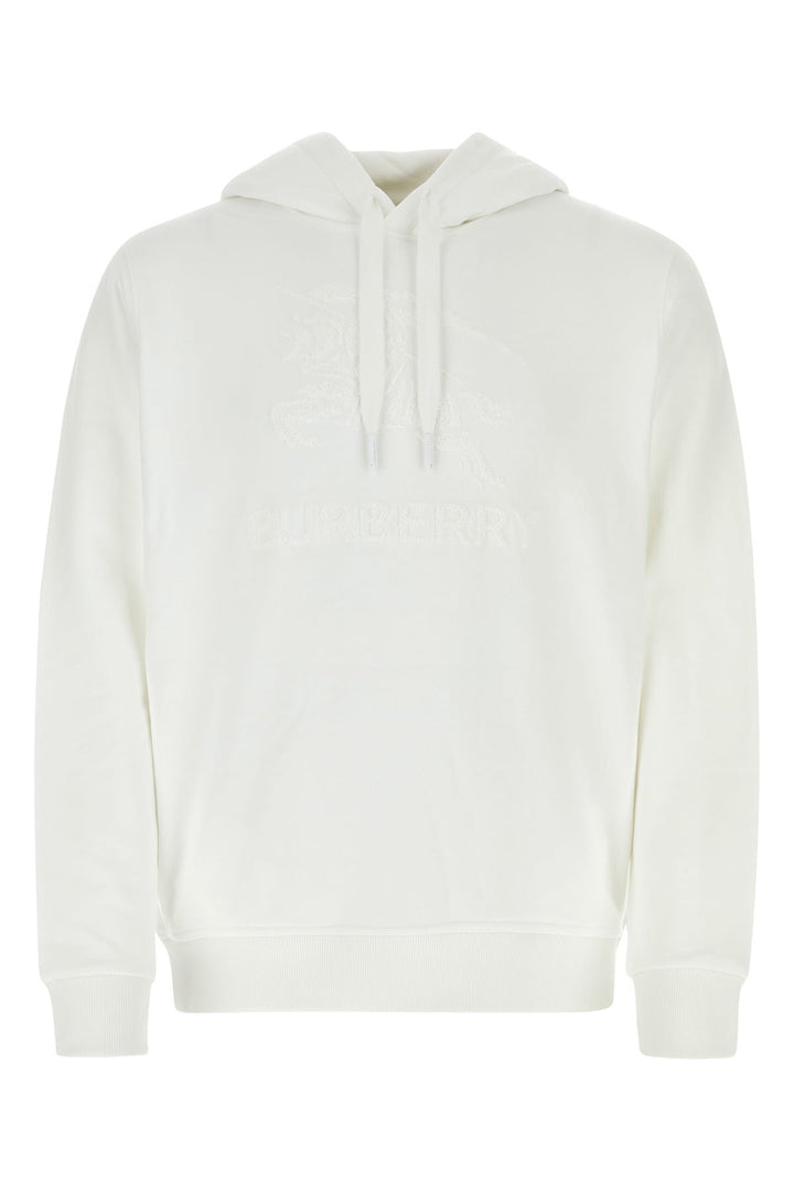 White cotton sweatshirt