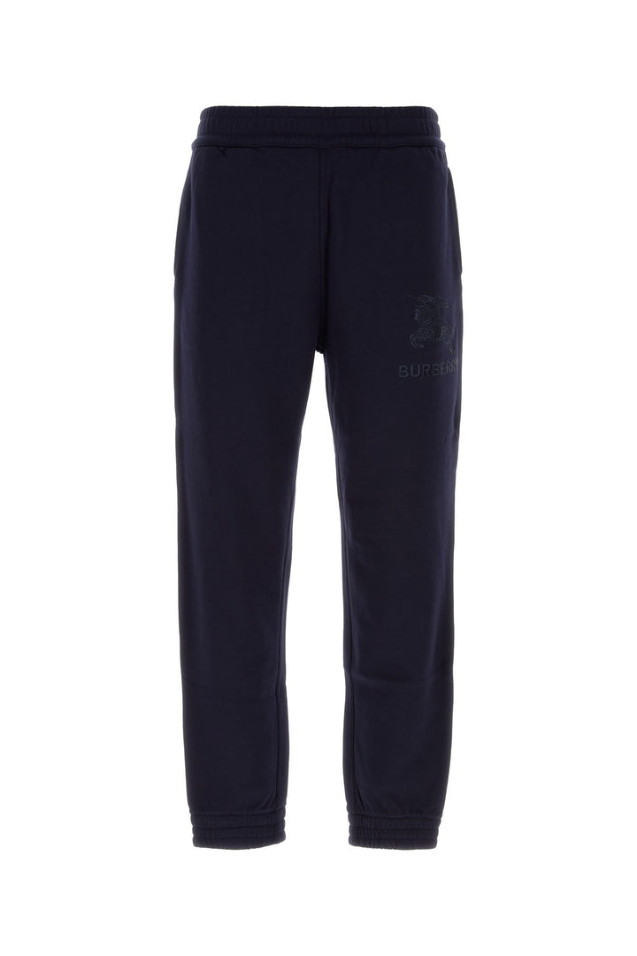 Blue cotton joggers