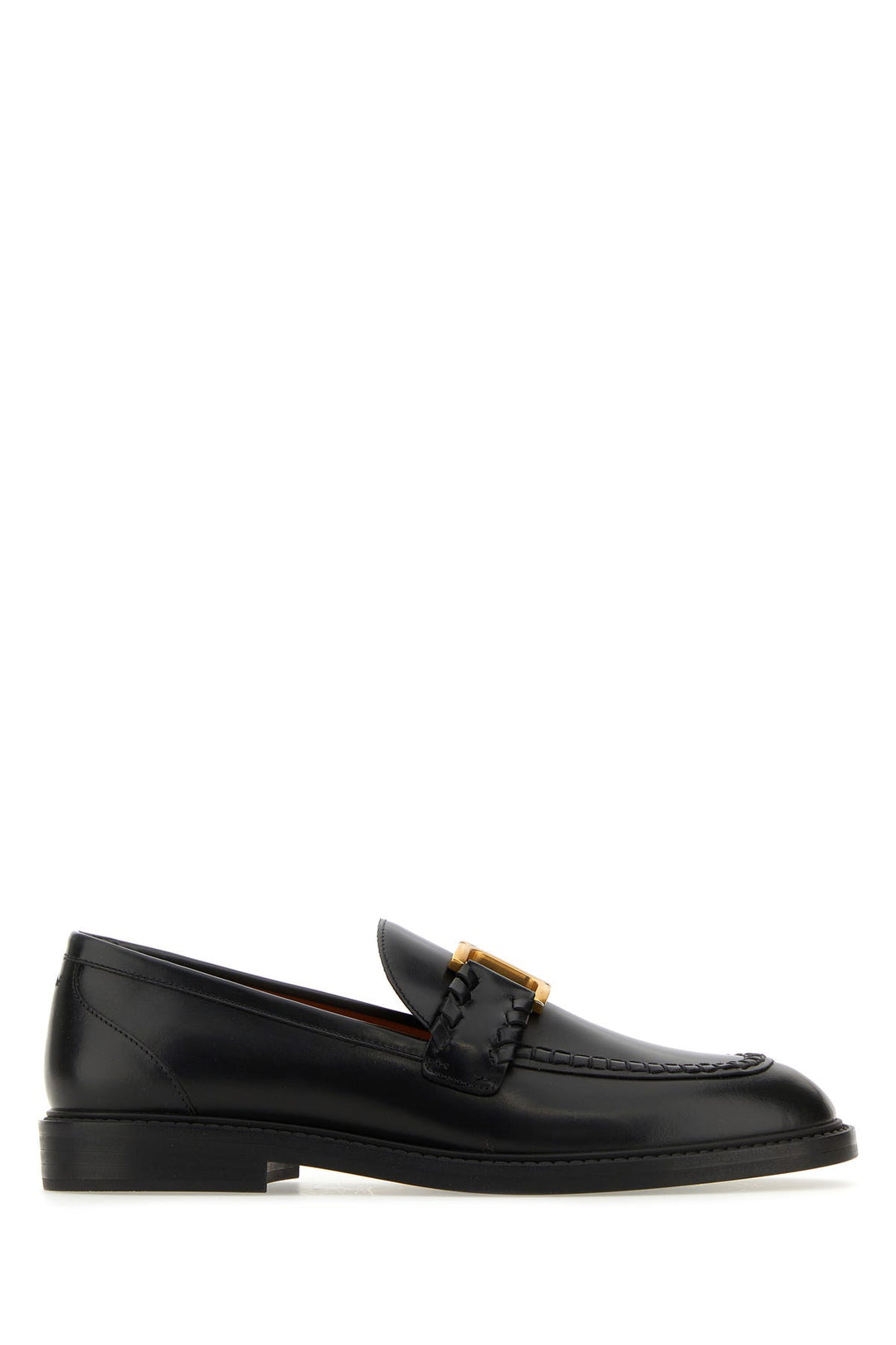 Black leather Marcie loafers