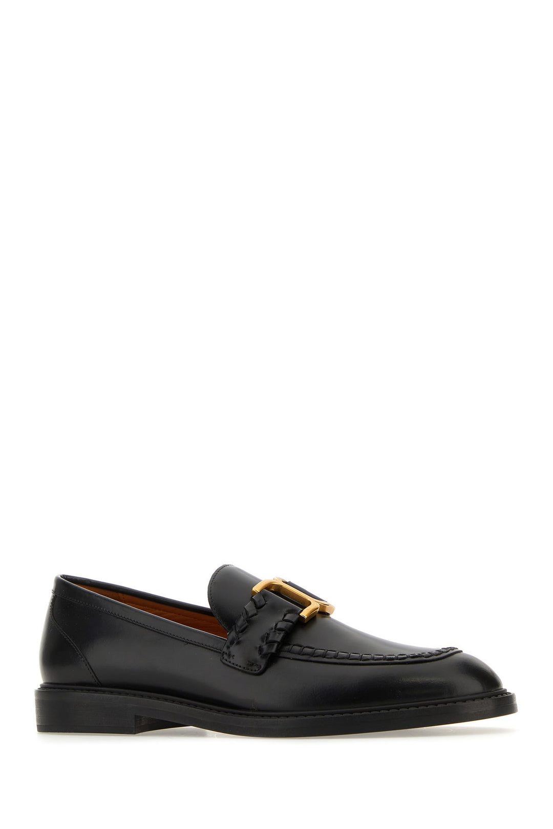 Black leather Marcie loafers