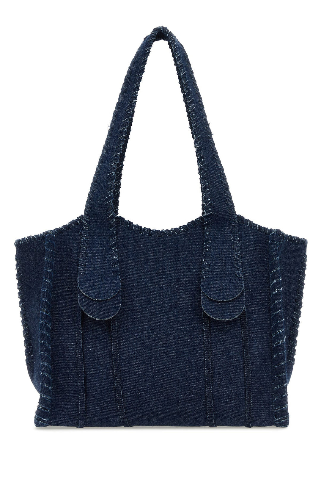 Dark blue denim medium Mony shopping bag