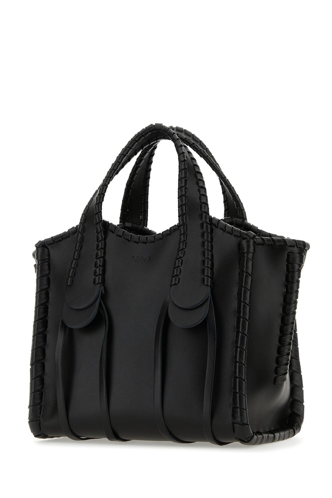 Black leather small Mony handbag