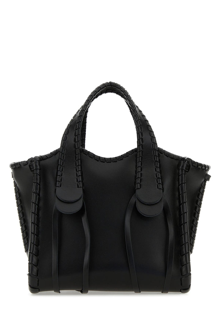 Black leather small Mony handbag