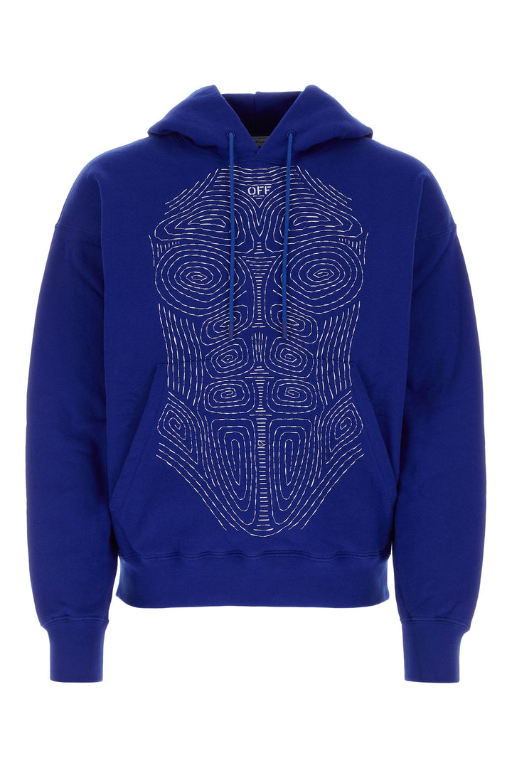 Blue cotton sweatshirt