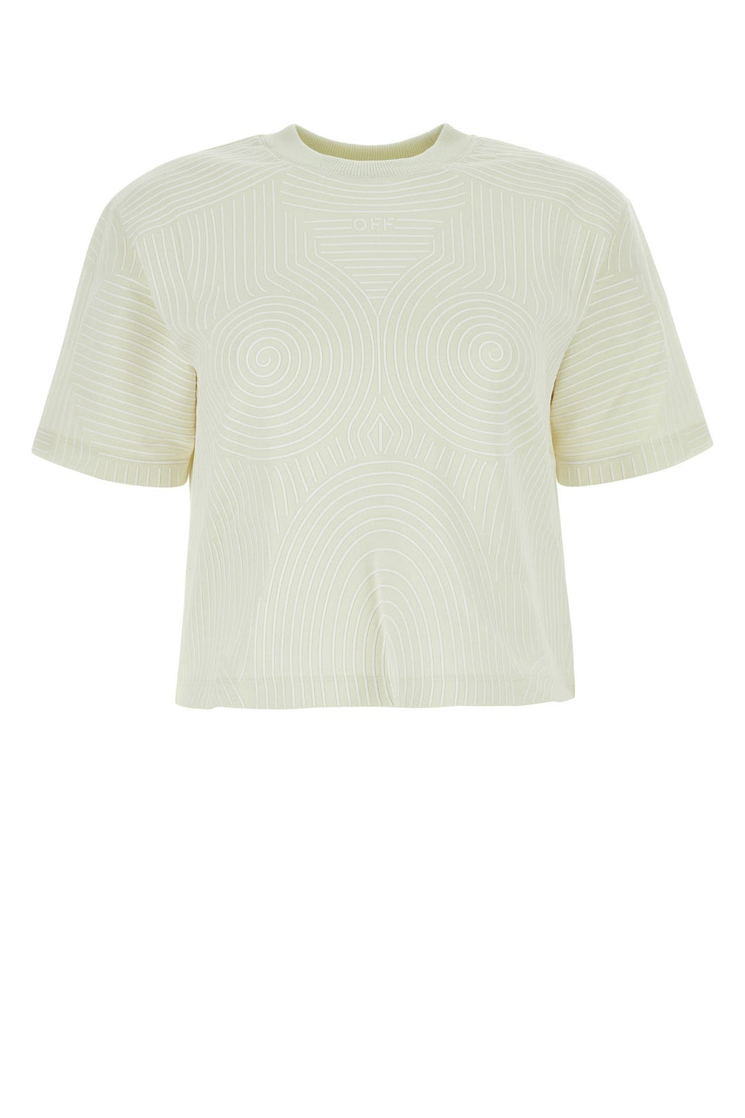 Ivory cotton oversize t-shirt