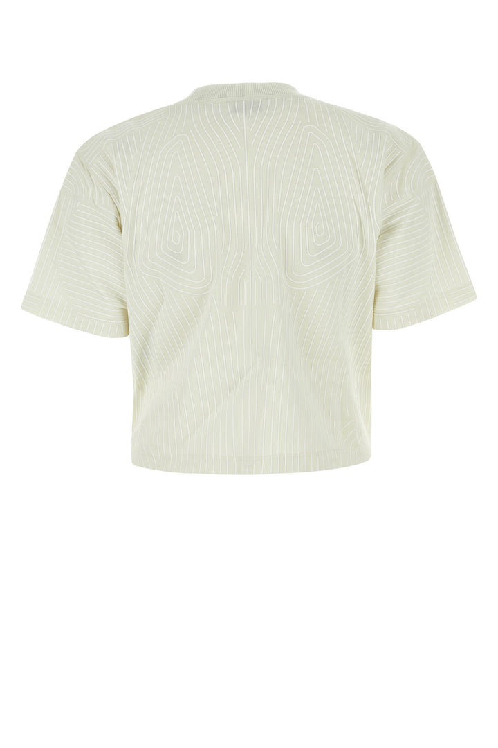 Ivory cotton oversize t-shirt