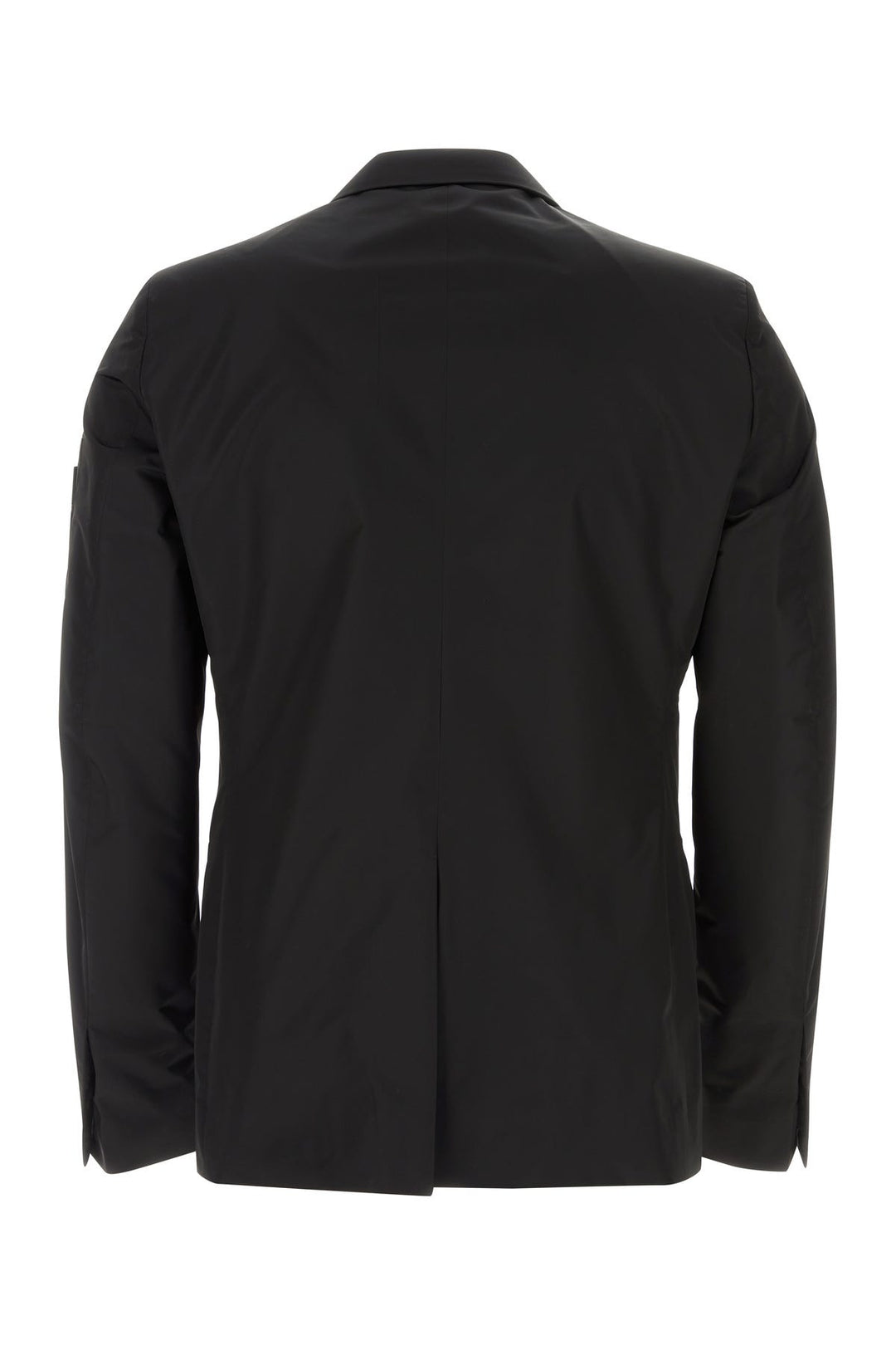 Black tech fabric blazer