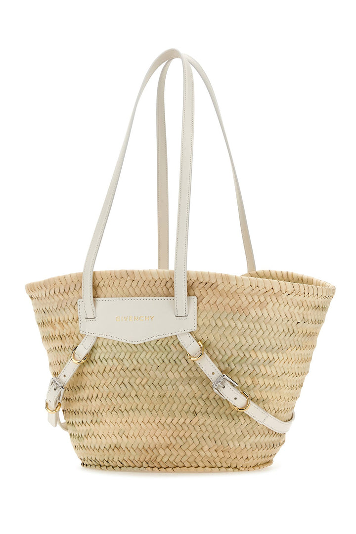 Straw small Voyou Basket shopping bag