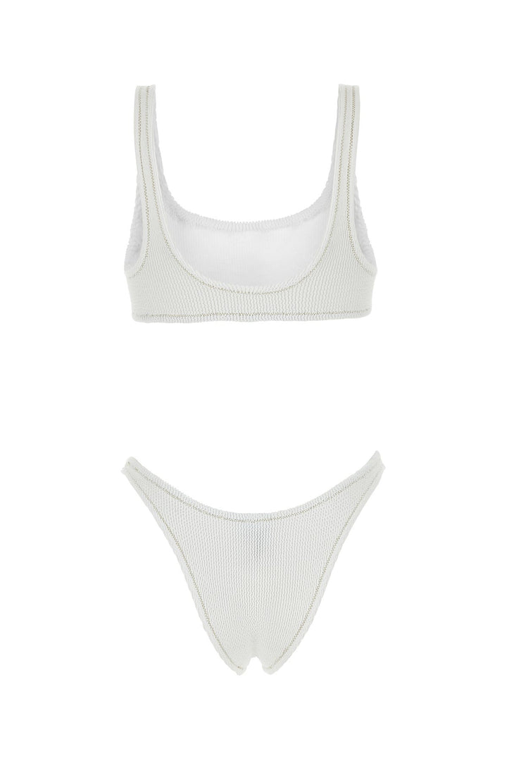 White stretch nylon Ginny bikini