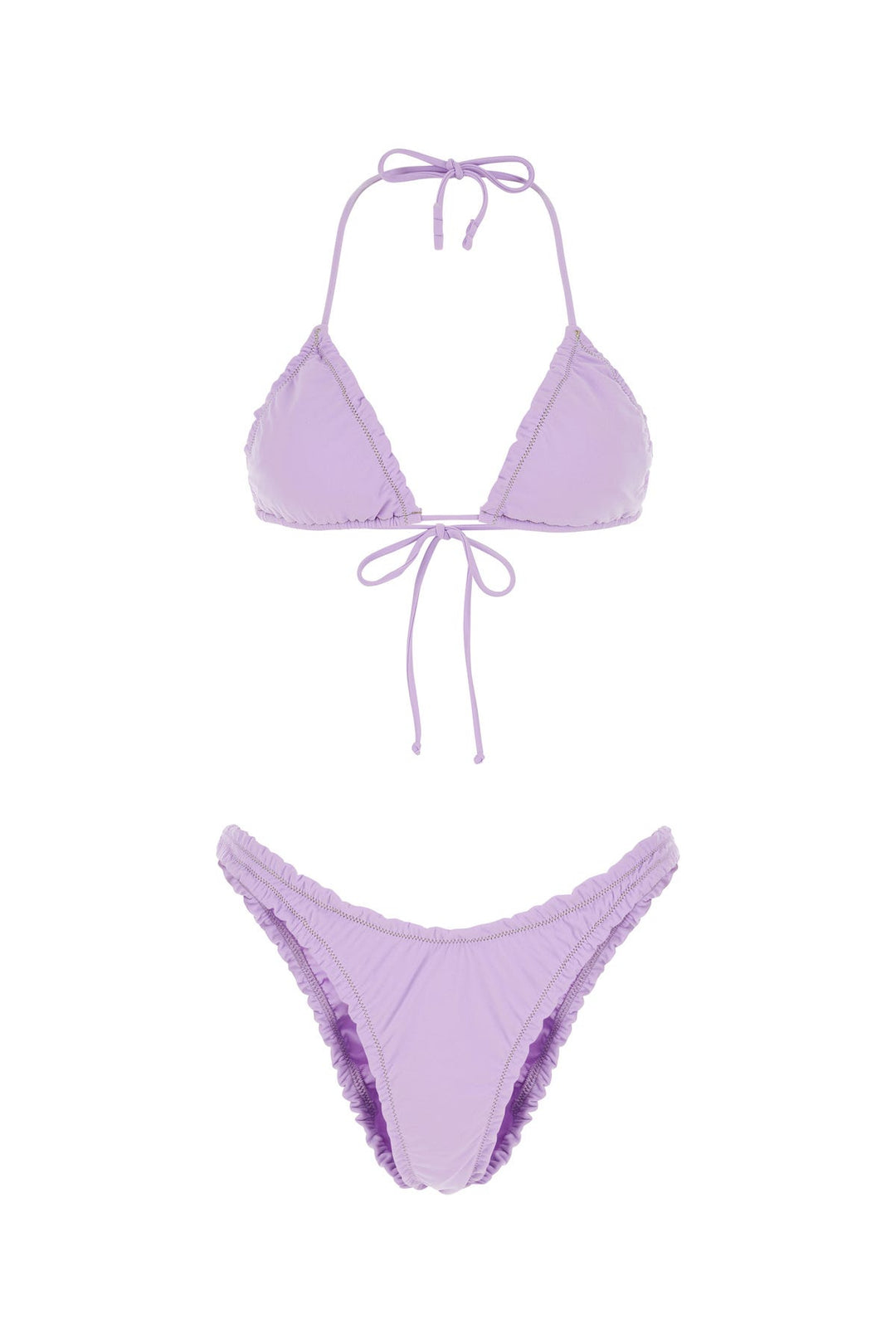 Lilac stretch nylon bikini