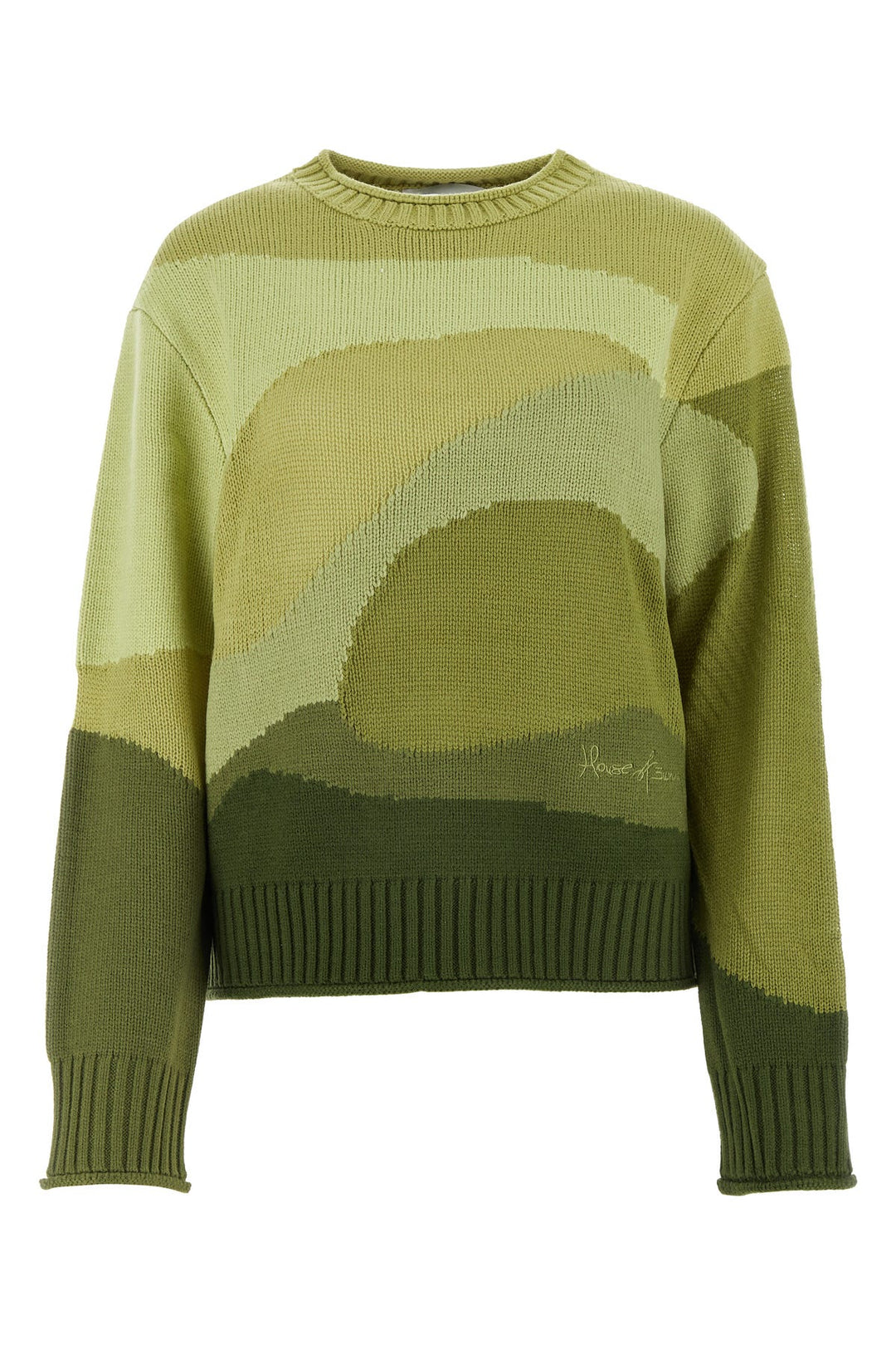 Multicolor acrylic The Eden Landscape sweater