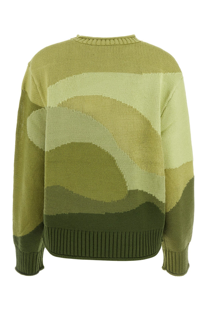 Multicolor acrylic The Eden Landscape sweater