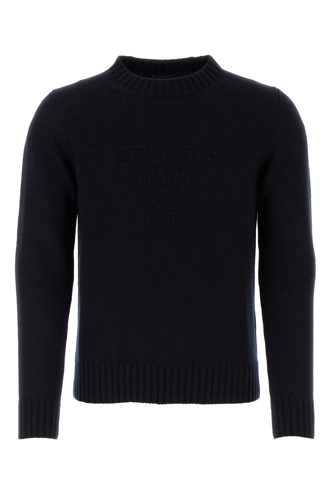 Midnight blue wool blend sweater